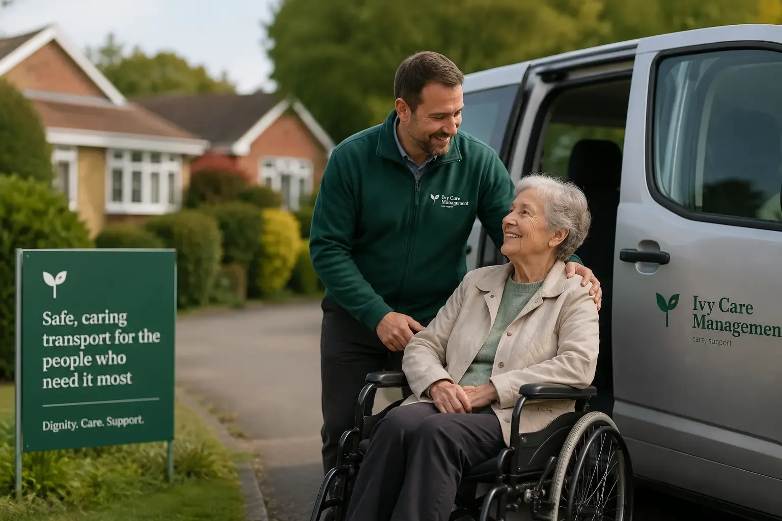 Ivy Care Management transport vehicle